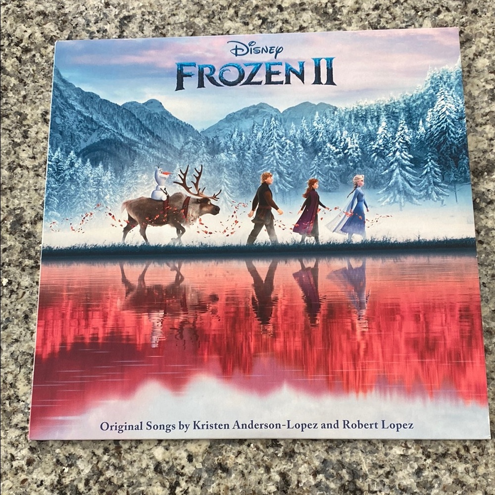 Disney Frozen II Vinyl with Red and Blue Cover